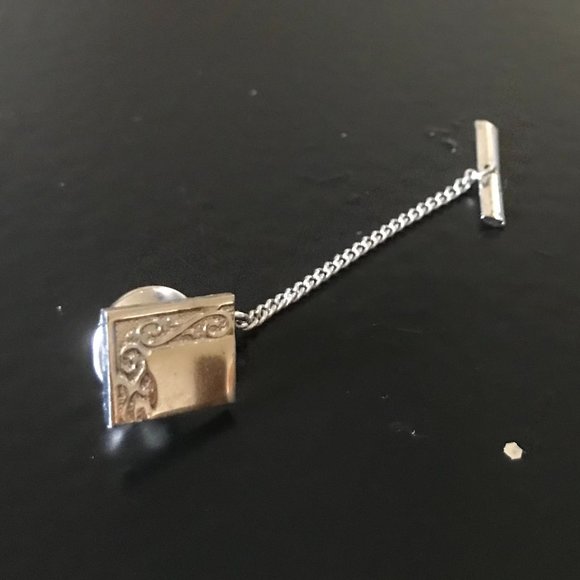 LOT OF VINTAGE SHIRT and TIE ACCESSORIES, CUFF LINKS, TIE CLIPS, TIE PINS - Picture 7 of 8